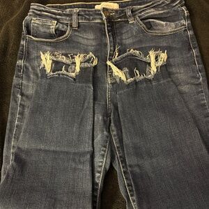 Kansan cropped mid rise jeans